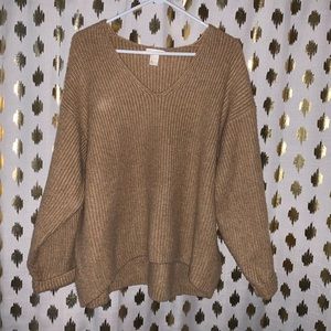 h&m chunky knit sweater